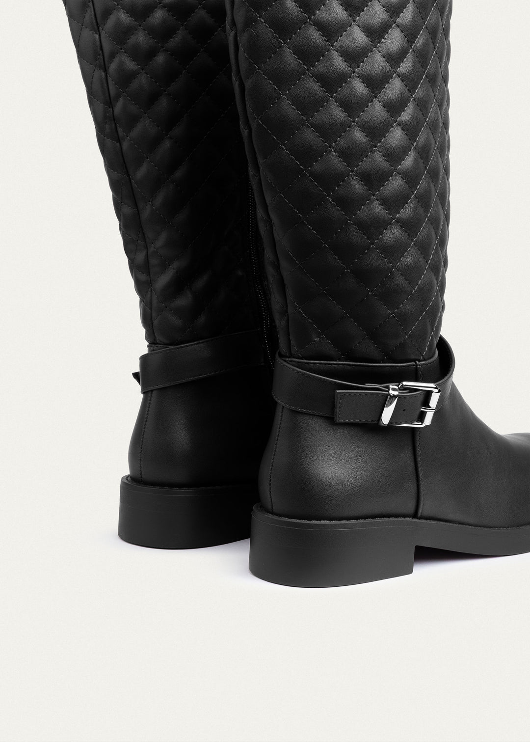 Achilles | Verona Quilted Tall Boots | Black