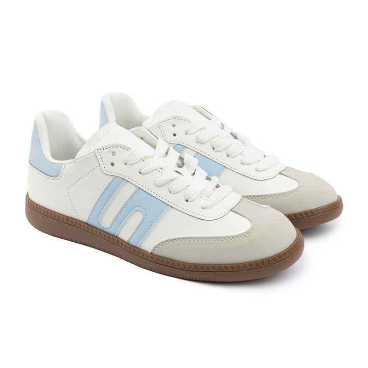 G-Sneakers | Laceup Comfy Sneakers - Baby Blue