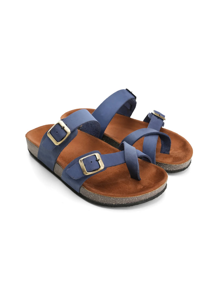 Mayari Soft Footbed Sandals | Navy Blue