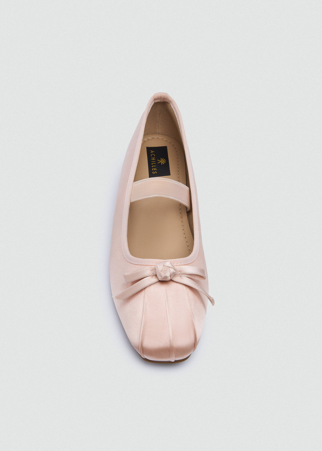 Bow Strap Ballet Flats - Pink