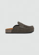 Slip-On Loafer Mule - Grey