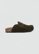 Slip-On Loafer Mule - Olive