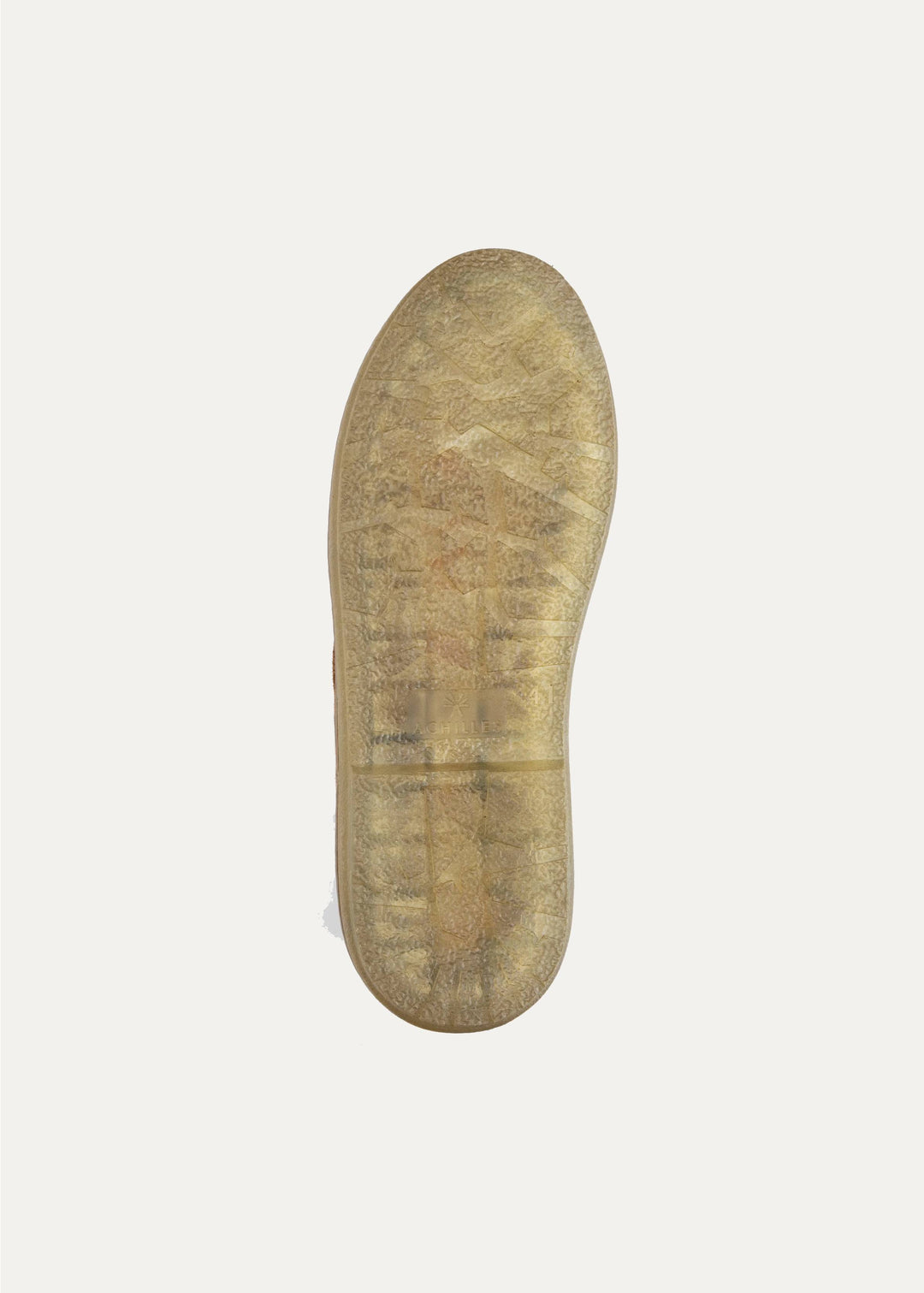 Achilles Split Suede Desert Boots Plain Toe For Men - Beige