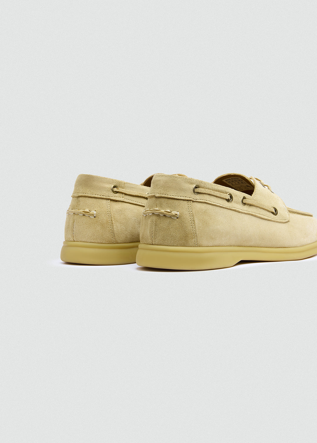 Classic Boat Shoes - Suede Beige - back