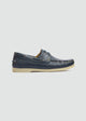 Classic Boat Shoes - Textured Navy Blue