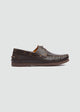Classic Boat Shoes - Textured Brown