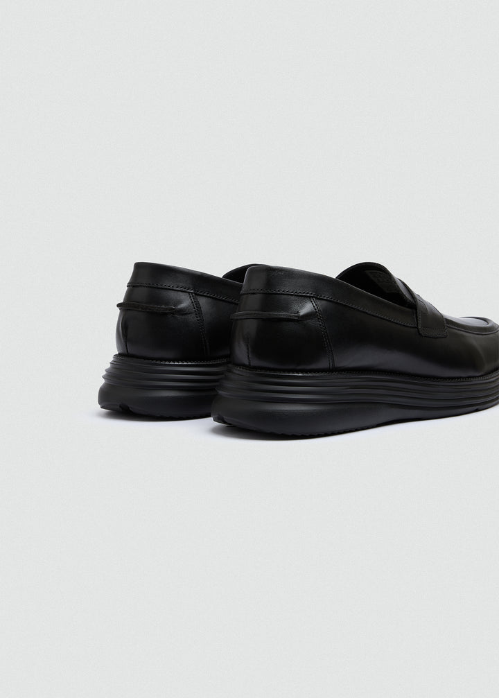 Penny Loafer - Black - back