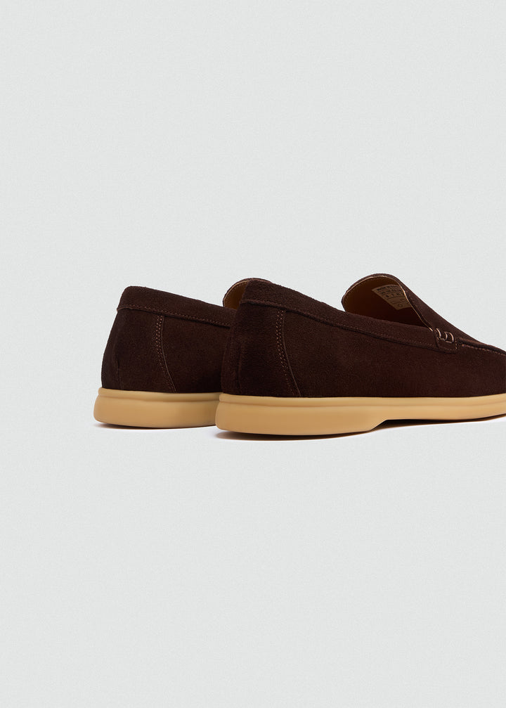 Soft Loafers - Suede Brown - back