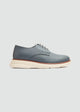 Classic Plain-Toe Derby - Textured Grey
