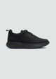 Chunky Sole Casual Sneaker - Textured Black