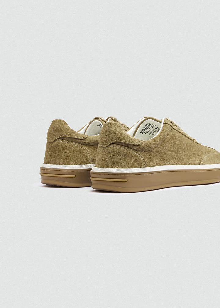 Retro Suede Sneaker - Suede Café - back