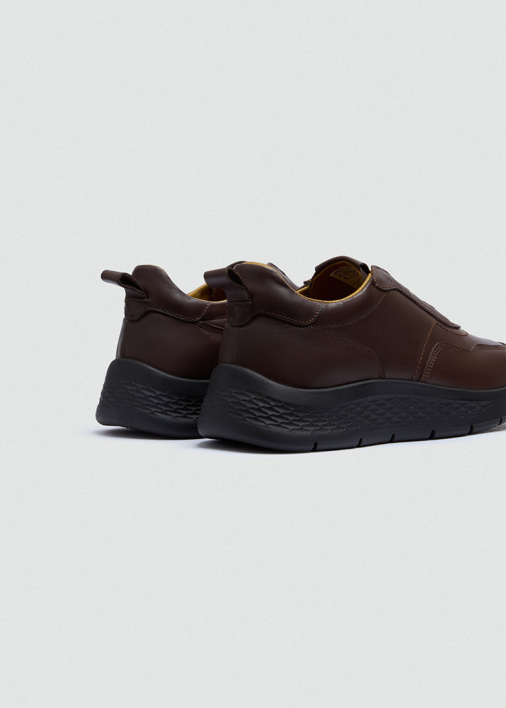 Comfort Slip-On Sneaker - Brown - back