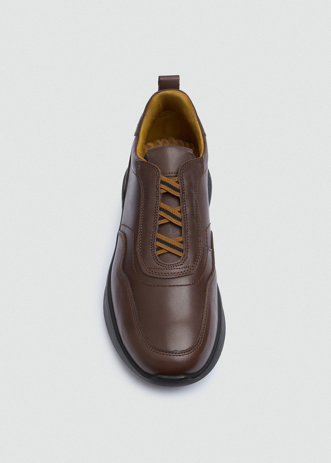 Comfort Slip-On Sneaker - Brown - top view