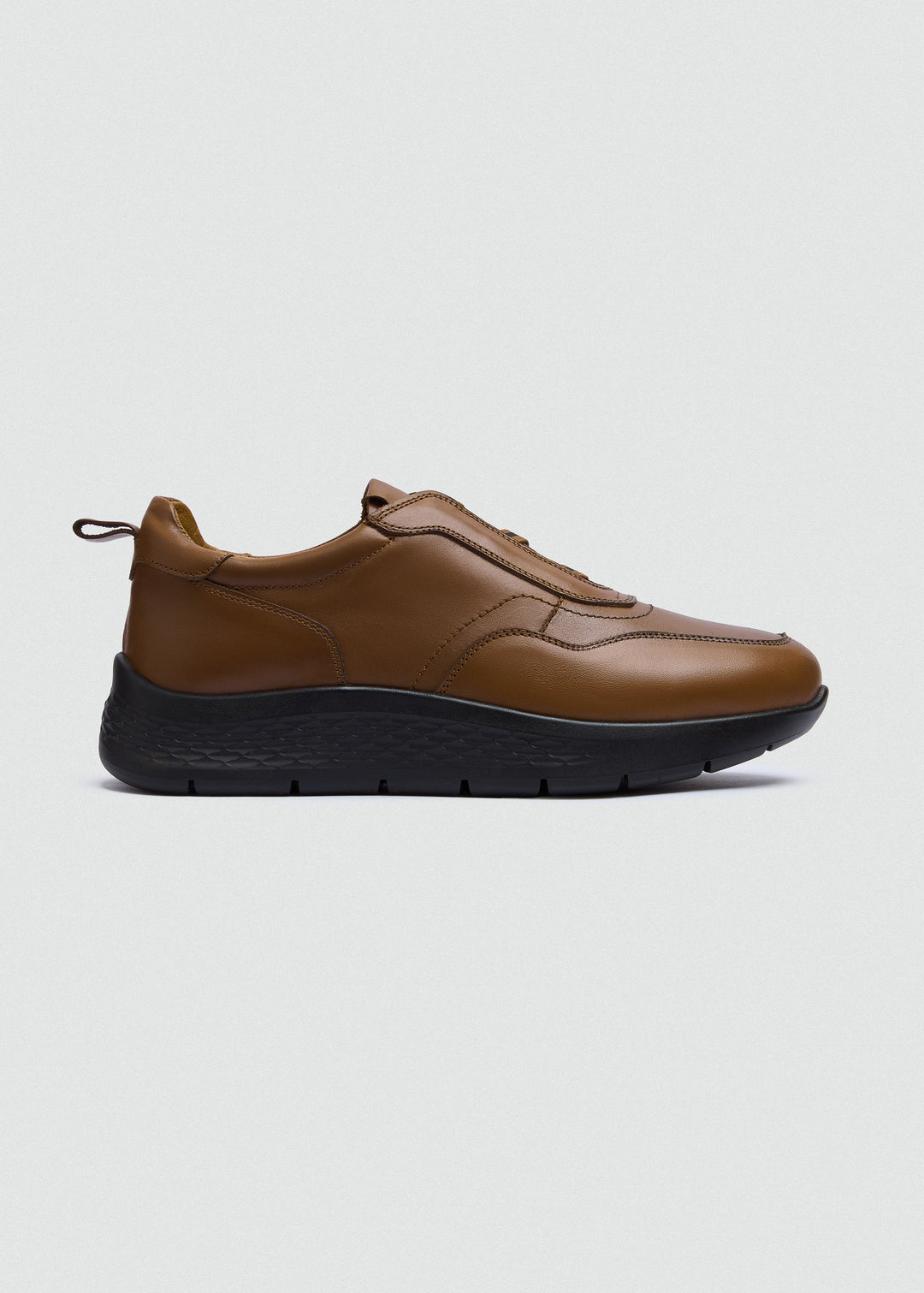 Comfort Slip-On Sneaker - Tan - side profile