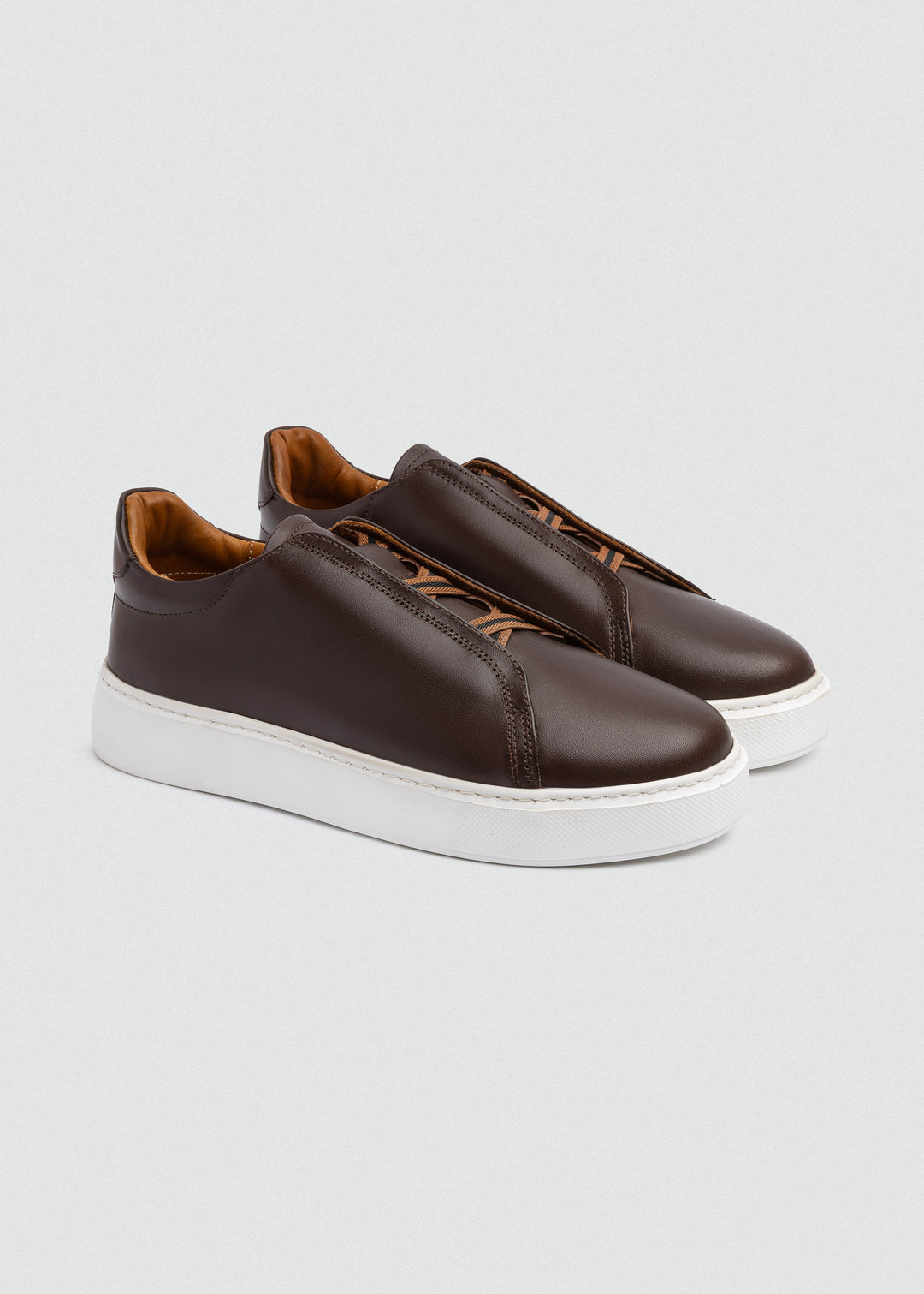 Lightweight Slip-On Sneaker in Brown