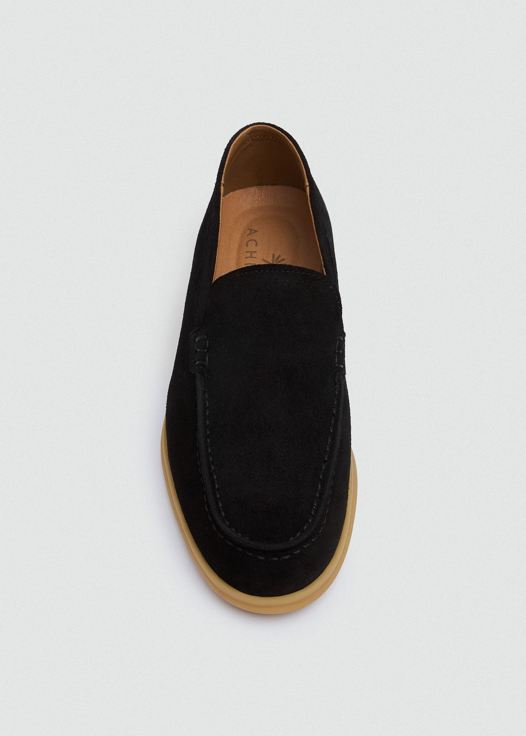Soft Loafers - Suede Black - top view