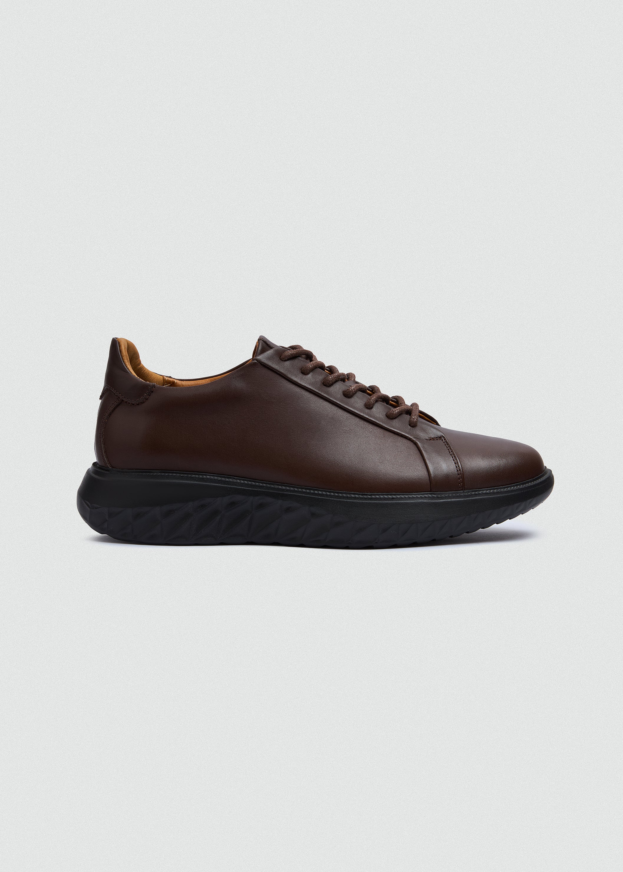 Everyday Comfort Sneaker - Brown - side profile