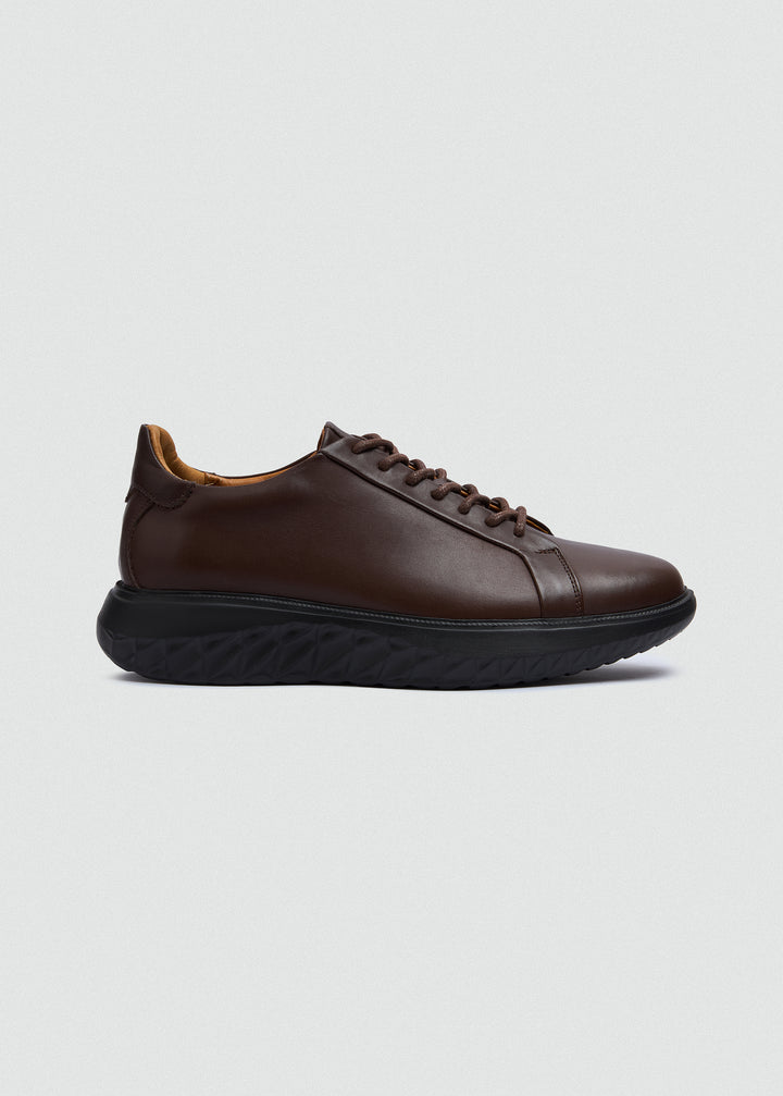 Everyday Comfort Sneaker - Brown - side profile