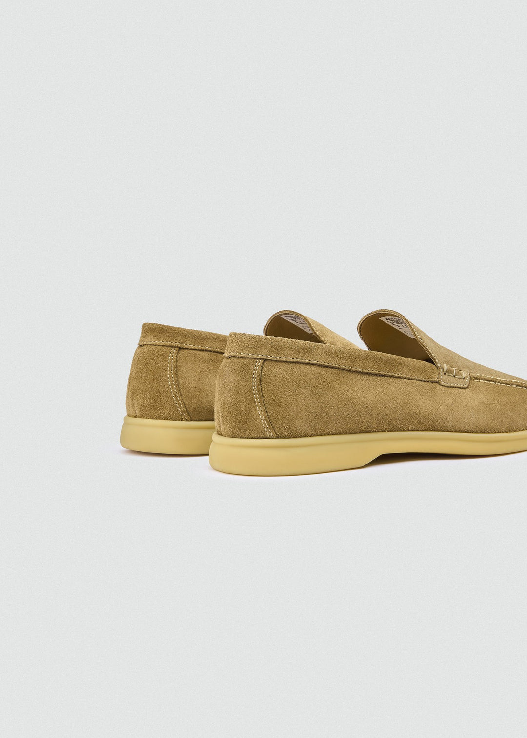 Soft Loafers - Suede Beige, back