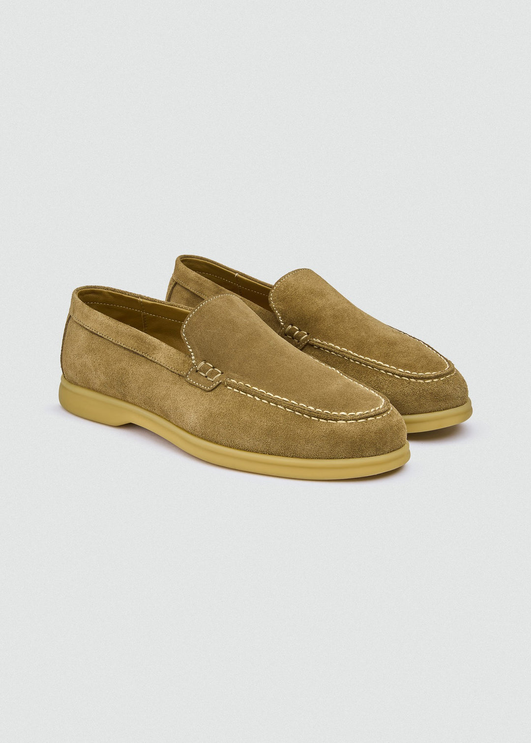Soft Loafers - Suede Beige, pair