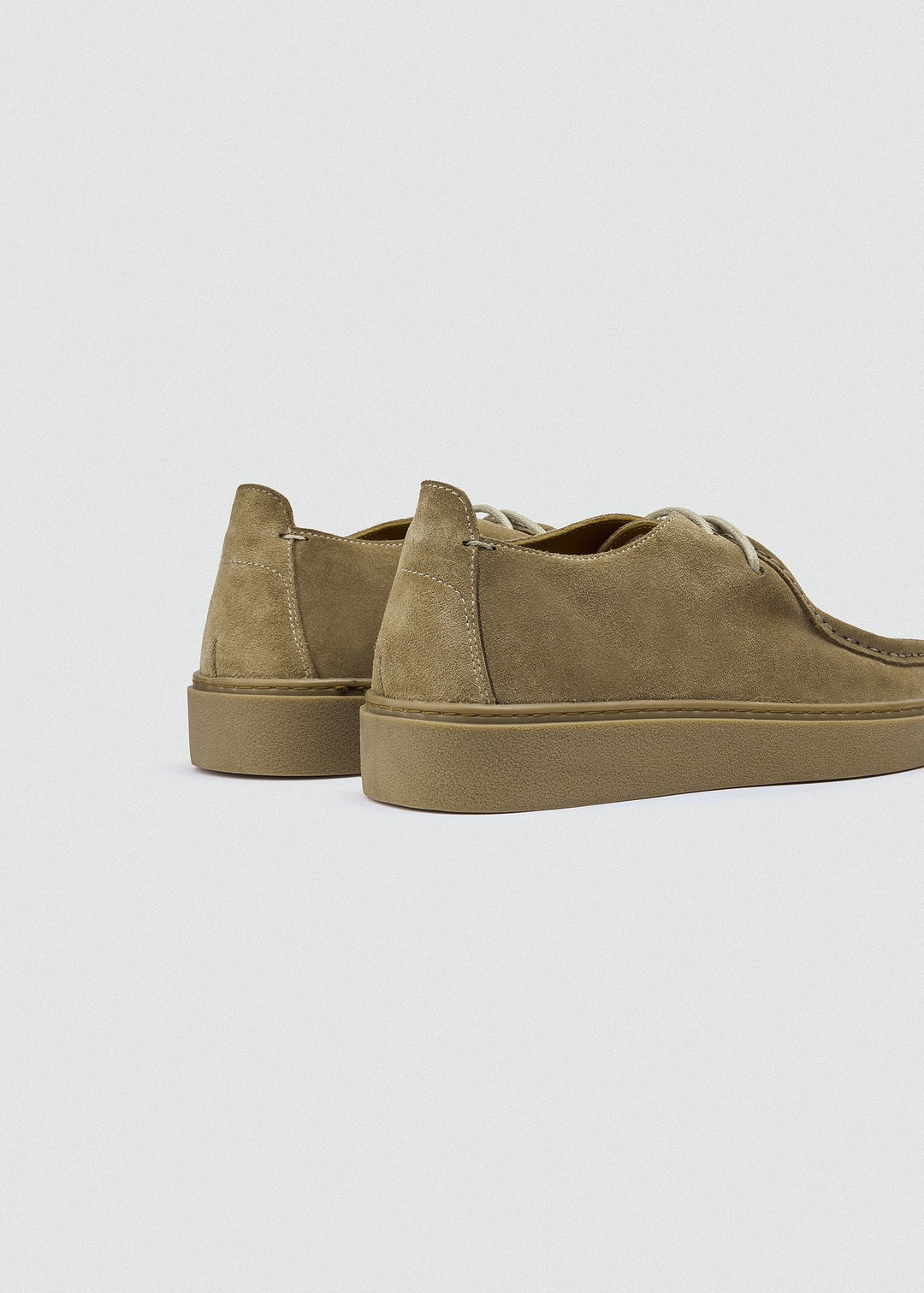 Cupsole Moc-Toe Lace-Up - Suede Café, back
