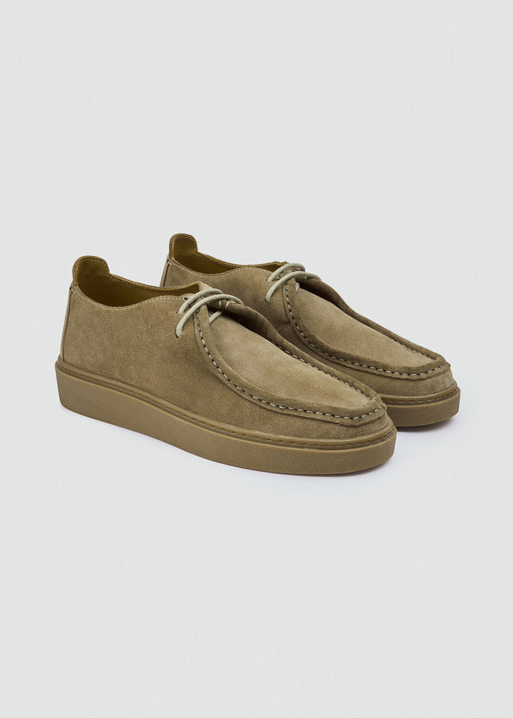 Cupsole Moc-Toe Lace-Up - Suede Café, pair