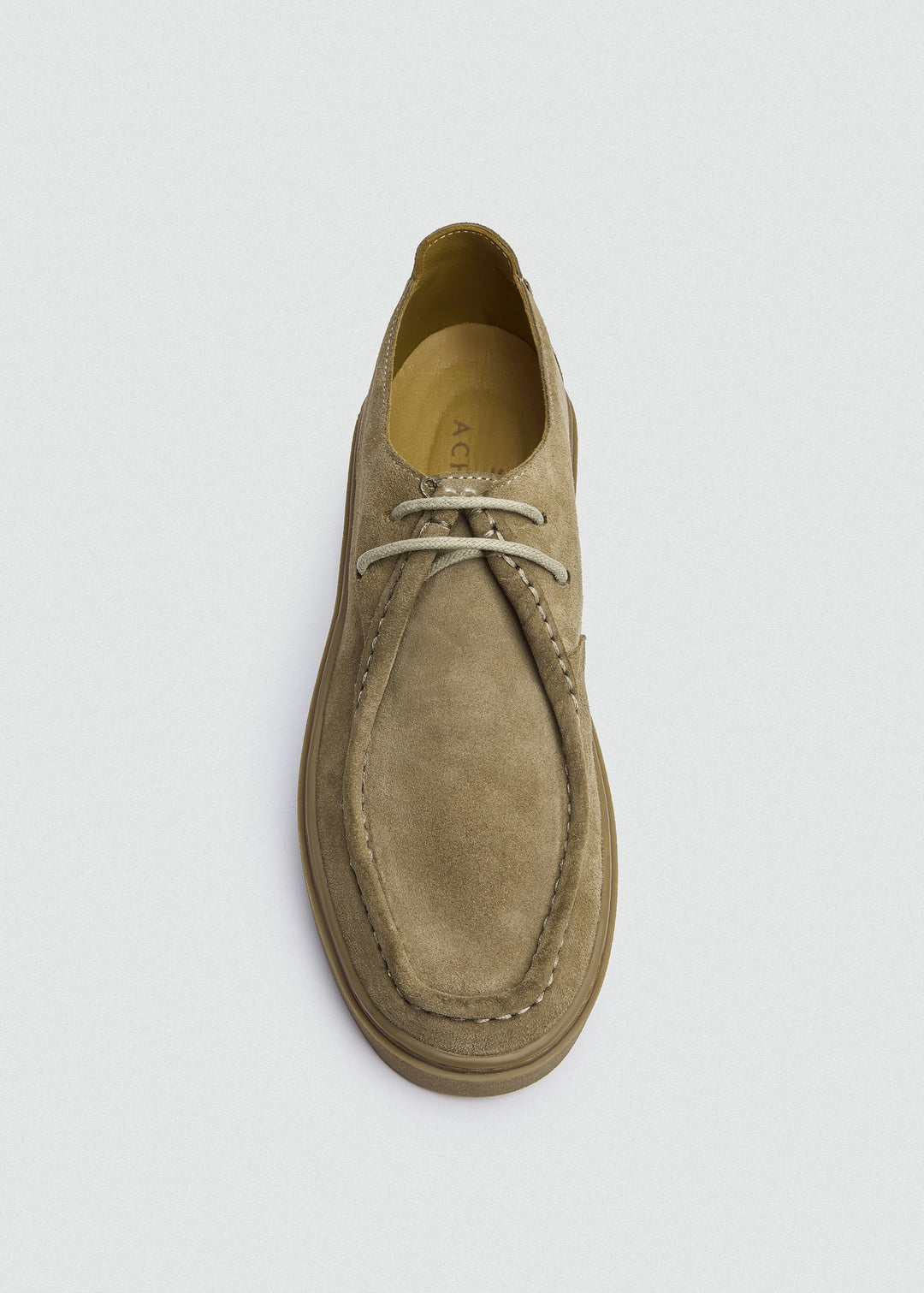Cupsole Moc-Toe Lace-Up - Suede Café, top