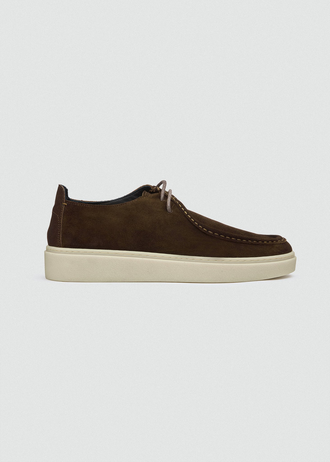 Cupsole Moc-Toe Lace-Up - Suede Brown, side