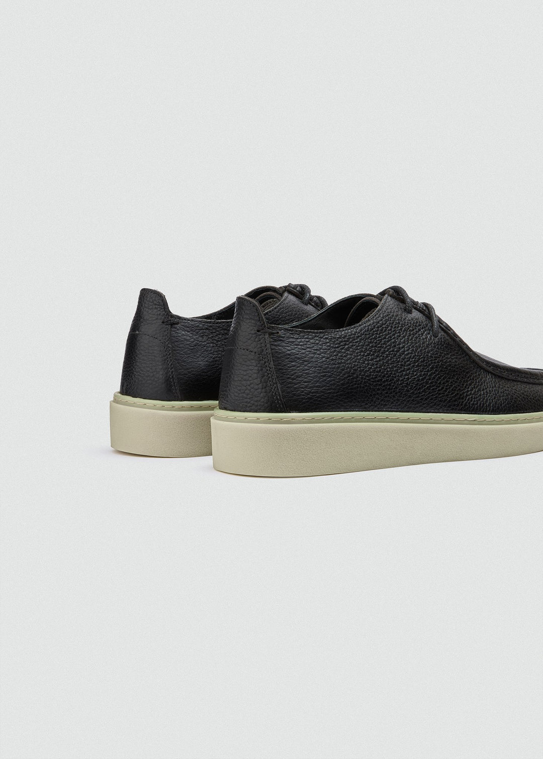Cupsole Moc-Toe Lace-Up - Textured Black, back
