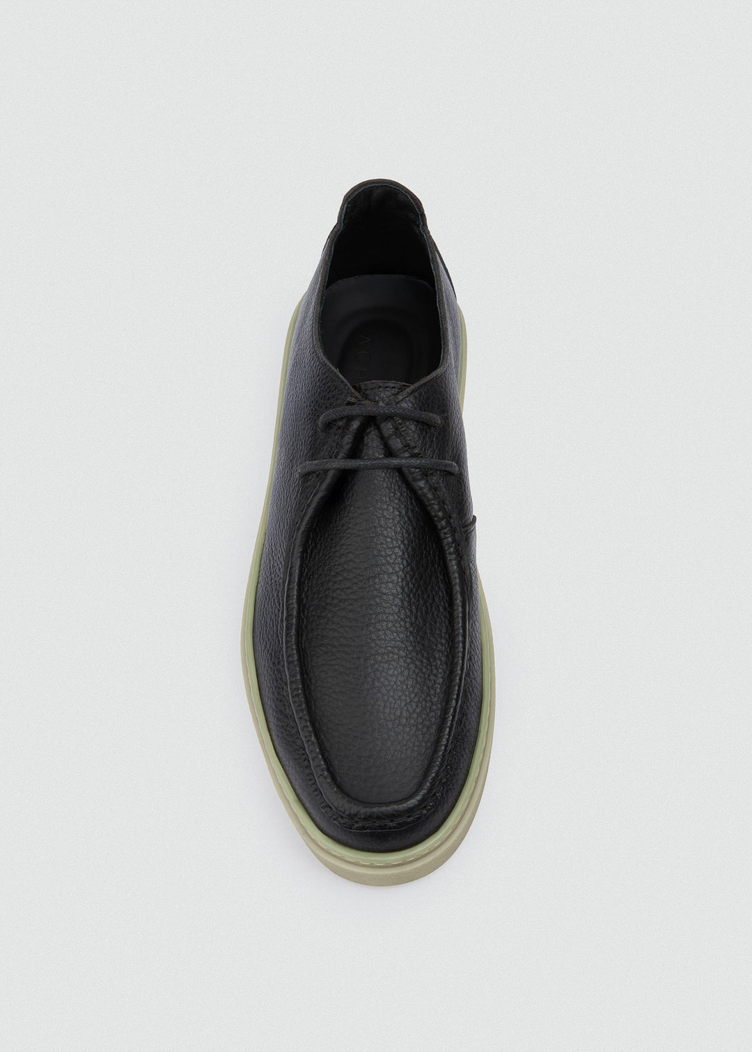 Cupsole Moc-Toe Lace-Up - Textured Black, top