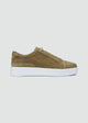 Cupsole Lace-Up Sneaker - Suede Café