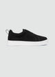 Laceless Slip-On Sneaker - Suede Black