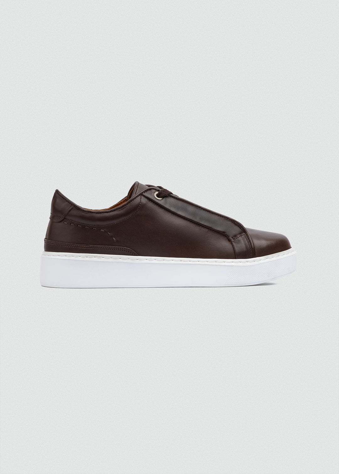 Laceless Slip-On Sneaker - Brown
