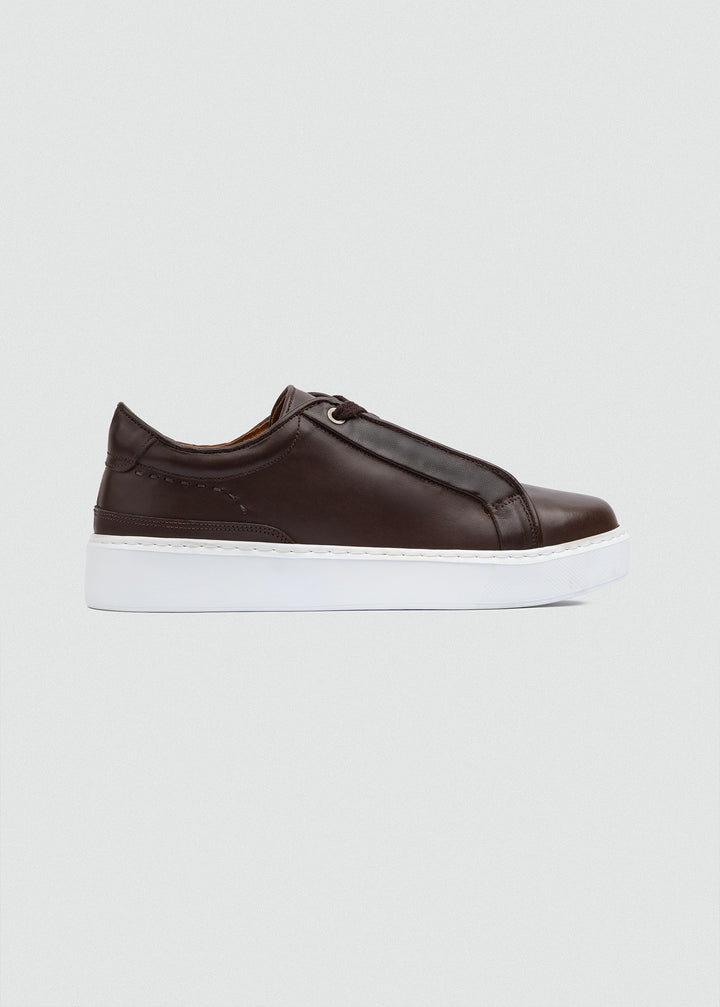 Laceless Slip-On Sneaker - Brown