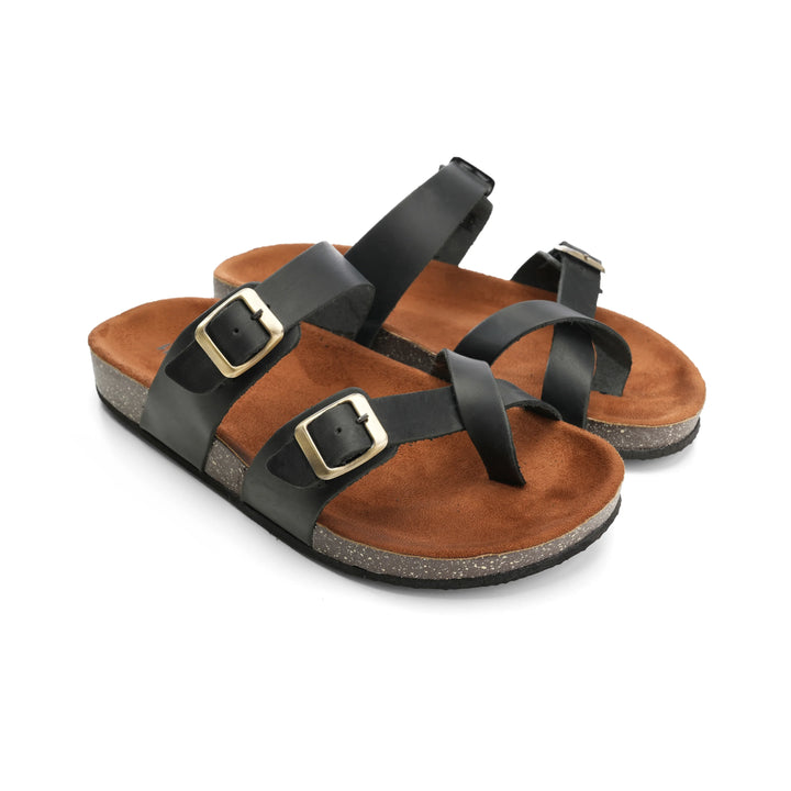 Mayari Soft Footbed Sandals | Black