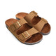 Arizona Soft Footbed Double Buckle Sandals | Sandy Brown