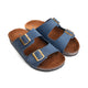 Arizona Soft Footbed Double Buckle Sandals Navy | Blue