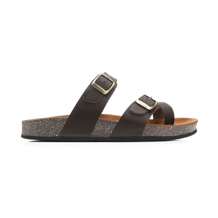Mayari Soft Footbed Sandals -Brown Pull | Up
