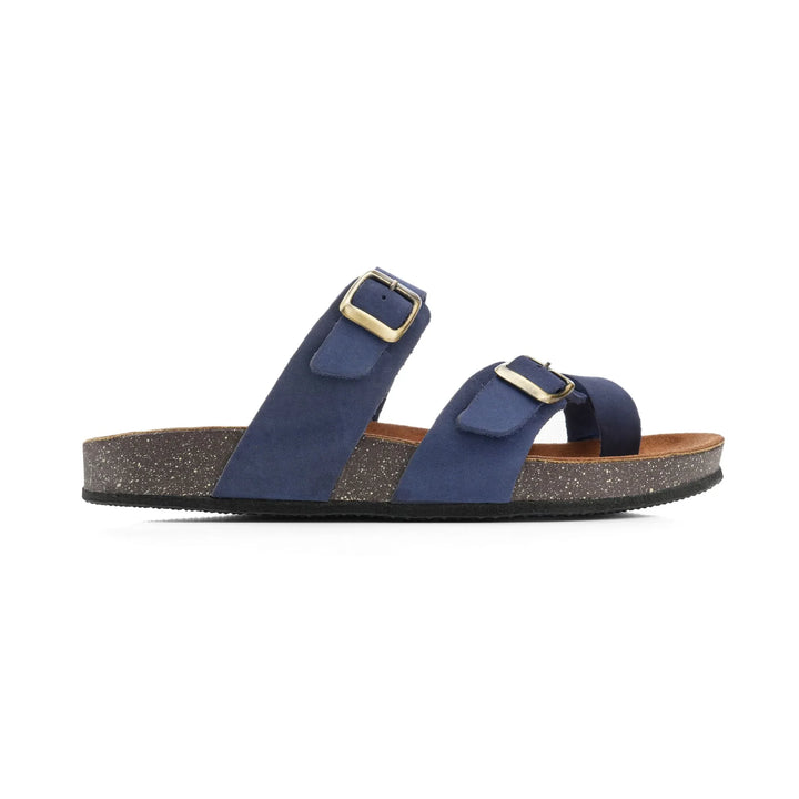 Mayari Soft Footbed Sandals | Navy Blue