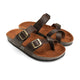 Mayari Soft Footbed Sandals -Brown Pull | Up